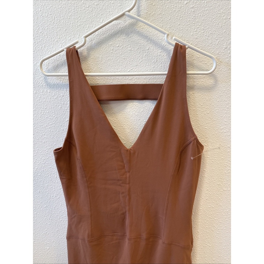 Free People Movement Large‎  Never Better Athletic One Piece Jumpsuit Rust NWOT - Picture 5 of 10